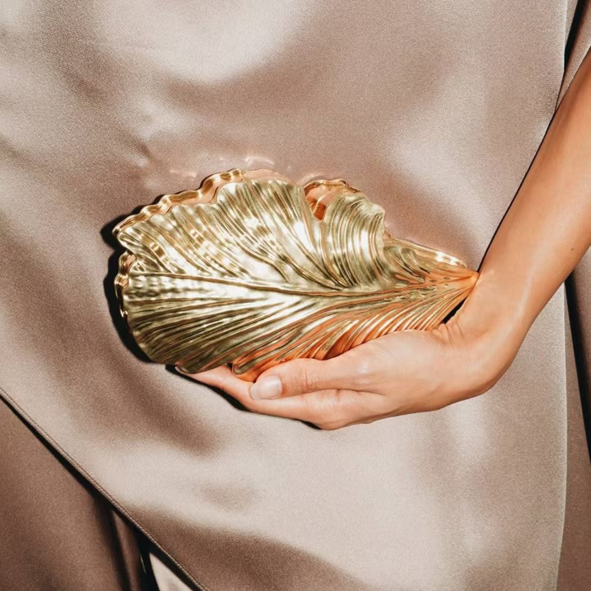 Women'S Young Bags - Tas Tangan Mewah Berbahan Akrilik Emas