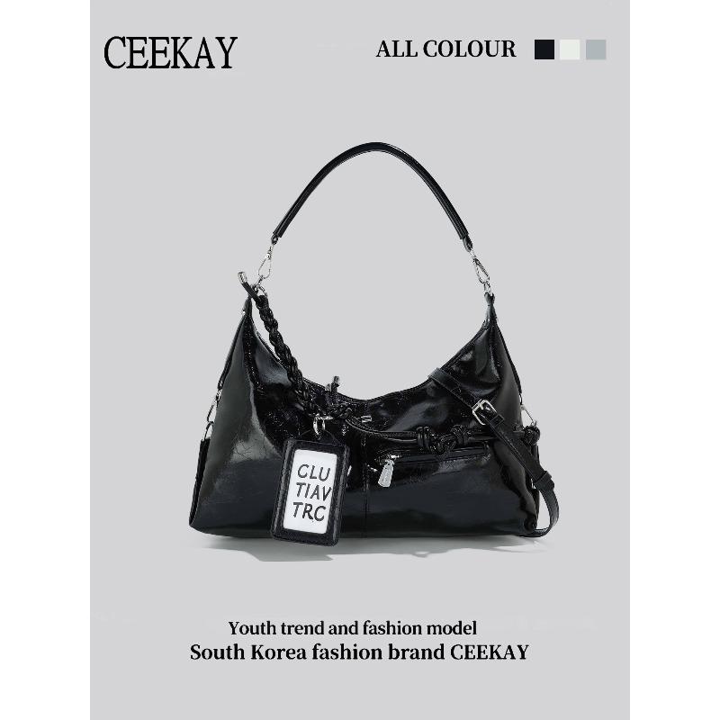 Women Bags 2026 Trends - Tas Hobo Kulit Mengkilap CEEKAY 2026