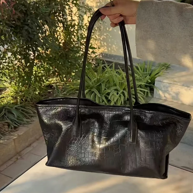 Tas Tote Mewah Motif Kulit Bua - Women Bags Branded ulasan dan harga