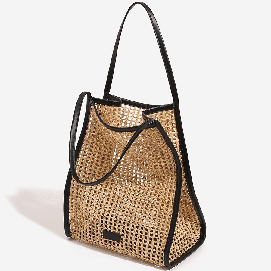 Tas Tote Pantai Anyaman Jerami - Women'S Raffia Bags ulasan dan harga