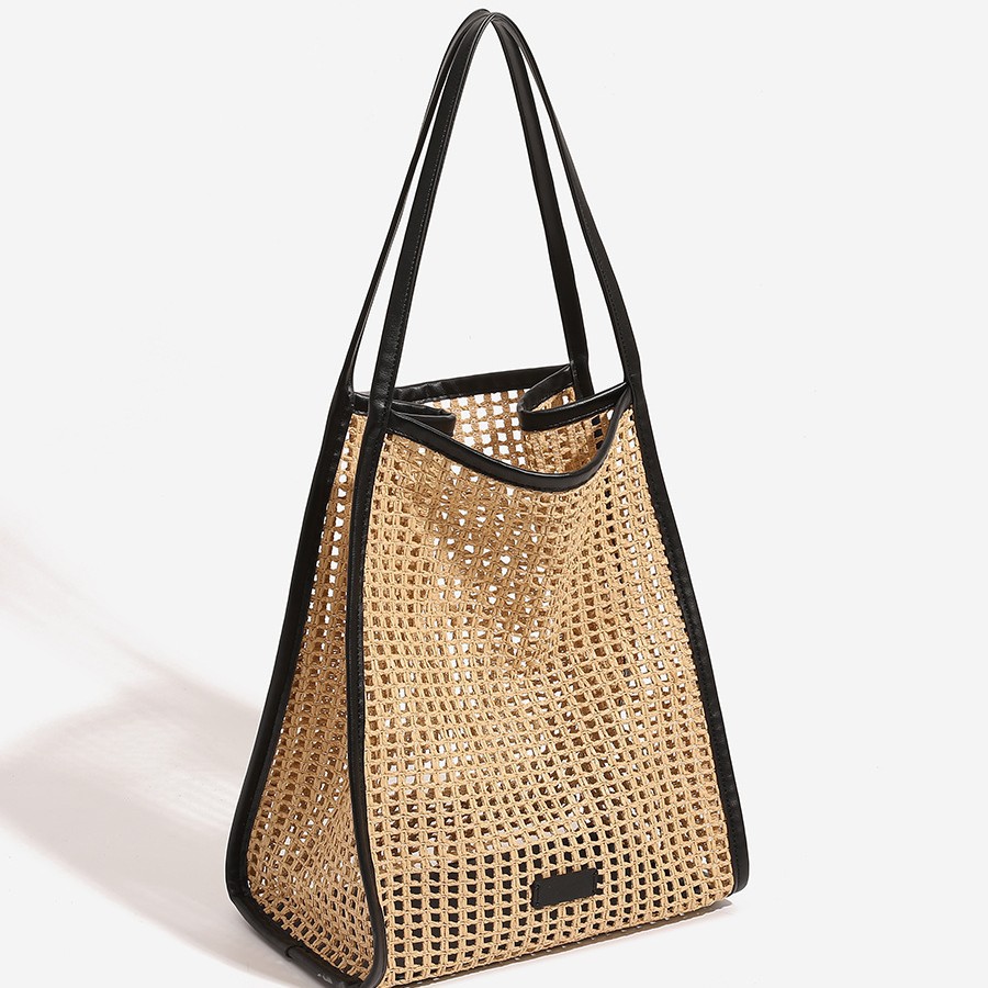 Tas Tote Pantai Anyaman Jerami - Women'S Raffia Bags ulasan dan harga