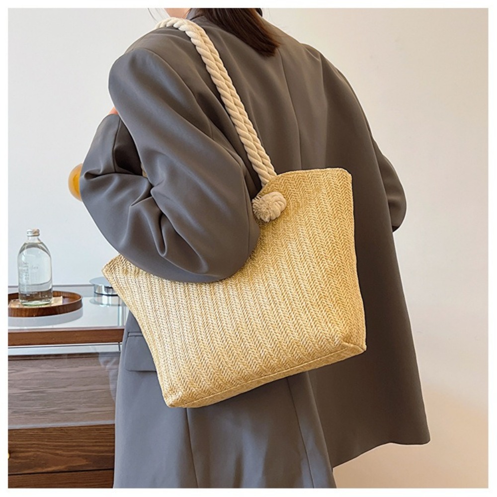Tas Pantai Musim Panas Baru Ka - Women'S Raffia Bags ulasan dan harga