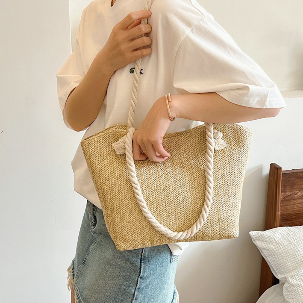 Tas Pantai Musim Panas Baru Ka - Women'S Raffia Bags ulasan dan harga