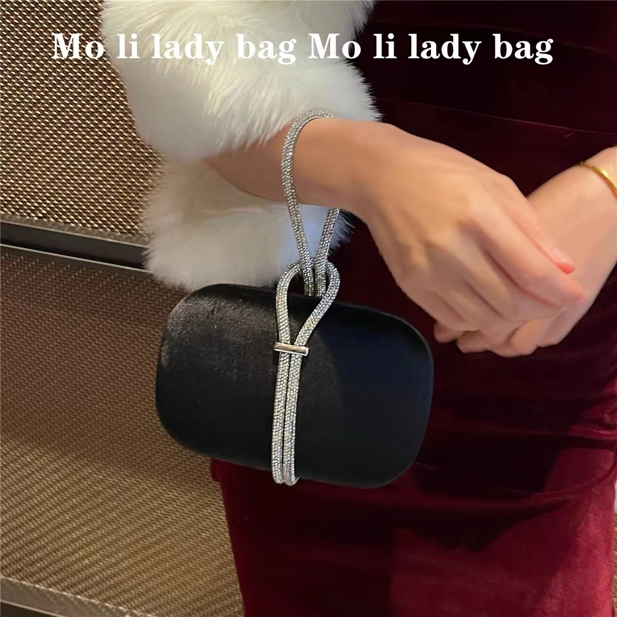 Tas persegi beludru mewah tas  - Women Bags On Sale ulasan dan harga