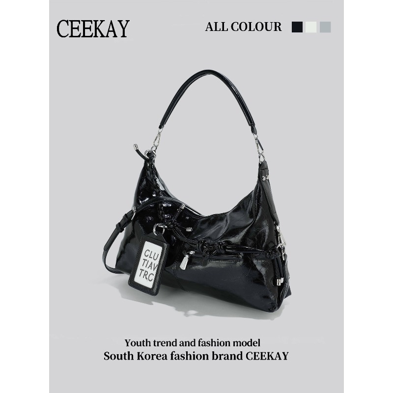 Tas Hobo Kulit Mengkilap CEEKA - Women Bags 2026 Trends ulasan dan harga